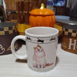 Vintage Chartreux & Turkish Van Cat Mug,Cup